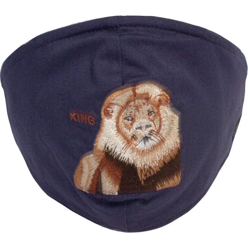 mascarilla-reutilizable-azul-marino-leon-mane-cat-the-farm-goorin-bros mascarilla-reutilizable-azul-marino-leon-mane-cat-the-farm-goorin-bros