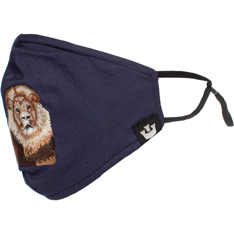 mascarilla-reutilizable-azul-marino-leon-mane-cat-the-farm-goorin-bros mascarilla-reutilizable-azul-marino-leon-mane-cat-the-farm-goorin-bros