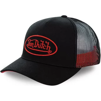 Καπέλο Φορτηγατζή Von Dutch NEO RED Μαύρο