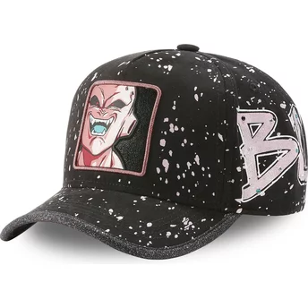 Καπέλο Capslab με καμπύλη γείσο Kid Buu TAG BUU Dragon Ball Μαύρο Ρυθμιζόμενο