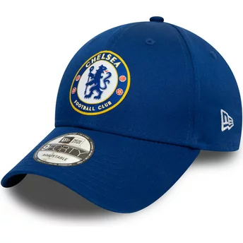 Νέα Εποχή Καμπυλωτή Παρείσφρηση 9FORTY Chelsea Football Club Μπλε Καπέλο Snapback
