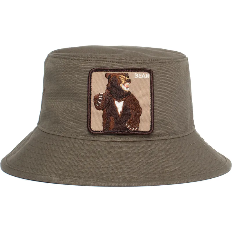 bucket-verde-oso-fighting-bear-the-farm-goorin-bros bucket-verde-oso-fighting-bear-the-farm-goorin-bros