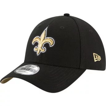 Καπέλο Νέας Εποχής Με Καμπυλωτό Περίγραμμα 9FORTY Η Λίγκα Νέας Ορλεάνης Saints NFL Μαύρο Προσαρμόσιμο
