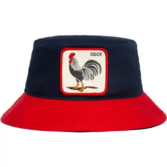 Καπέλο Γκριν Μπρος. Πετεινός Κόκορας Αμερικανικό Το Φάρμα Ναυτικό Μπλε και Κόκκινο Κυβοειδές