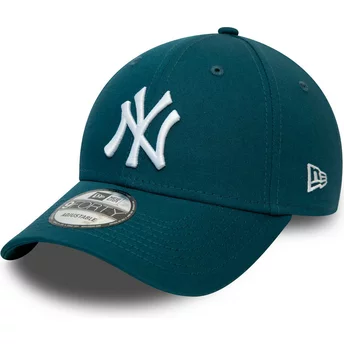 Καπέλο Νέας Εποχής με Καμπύλη Ακμή 9FORTY League Essential New York Yankees MLB Μπλε Ρυθμιζόμενο