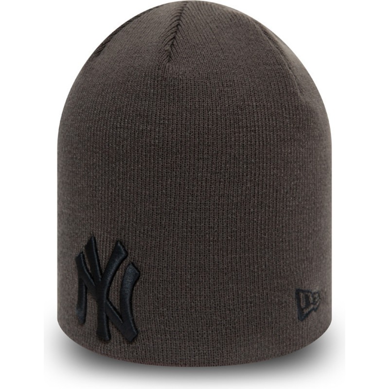 new-era-black-logo-skull-knit-league-essential-new-york-yankees-mlb-grey-beanie