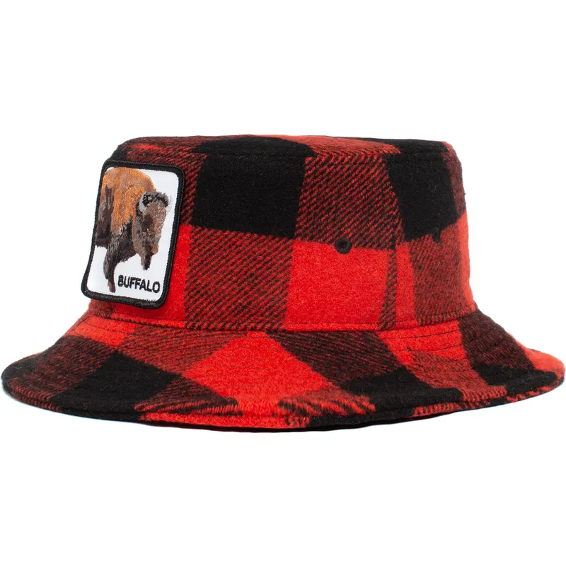 curva-snapback-bucket-rojo-y-negro-bufalo-buffalo-i-m-a-little-hoarse-the-farm-the-farm-goorin-bros curva-snapback-bucket-rojo-y-negro-bufalo-buffalo-i-m-a-little-hoarse-the-farm-the-farm-goorin-bros