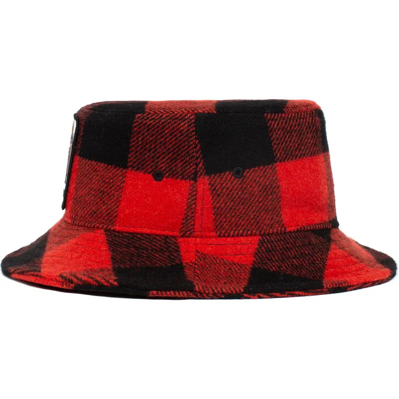 curva-snapback-bucket-rojo-y-negro-bufalo-buffalo-i-m-a-little-hoarse-the-farm-the-farm-goorin-bros curva-snapback-bucket-rojo-y-negro-bufalo-buffalo-i-m-a-little-hoarse-the-farm-the-farm-goorin-bros