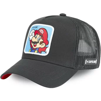 Καπέλο Capslab Mario CLA2 Super Mario Bros Μαύρο Trucker