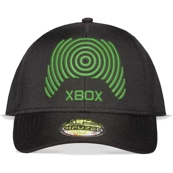 Καπέλο Difuzed με Καμπυλωτό Γείσος, Λογότυπο Xbox Remote της Microsoft, Μαύρο, με Κούμπωμα Snapback