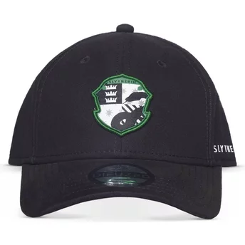 Καπέλο Snapback Μαύρο Difuzed Με Καμπυλωτό Γείσος Για Νέους Με Σήμα Slytherin Χάρι Πότερ