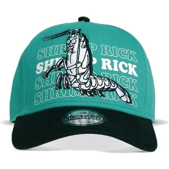 Καπέλο Σναπμπακ Difuzed Καμπύλη Ακρη Ρικ Ερικός Ρικ και Μόρτυ Πράσινο και Μαύρο
