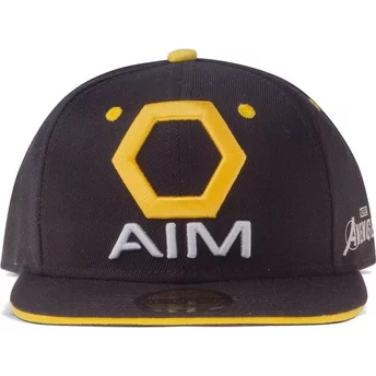 Καπέλο με Επίπεδο Περίγραμμα Difuzed AIM Avengers Marvel Comics Μαύρο και Κίτρινο Στυλ Snapback