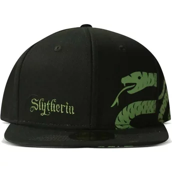 Καπέλο Snapback Difuzed με επίπεδο γείσο Slytherin Harry Potter σε μαύρο χρώμα