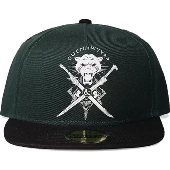 Καπέλο Difuzed Flat Brim Guenhwyvar Drizzt Dungeons & Dragons Πράσινο και Μαύρο Snapback