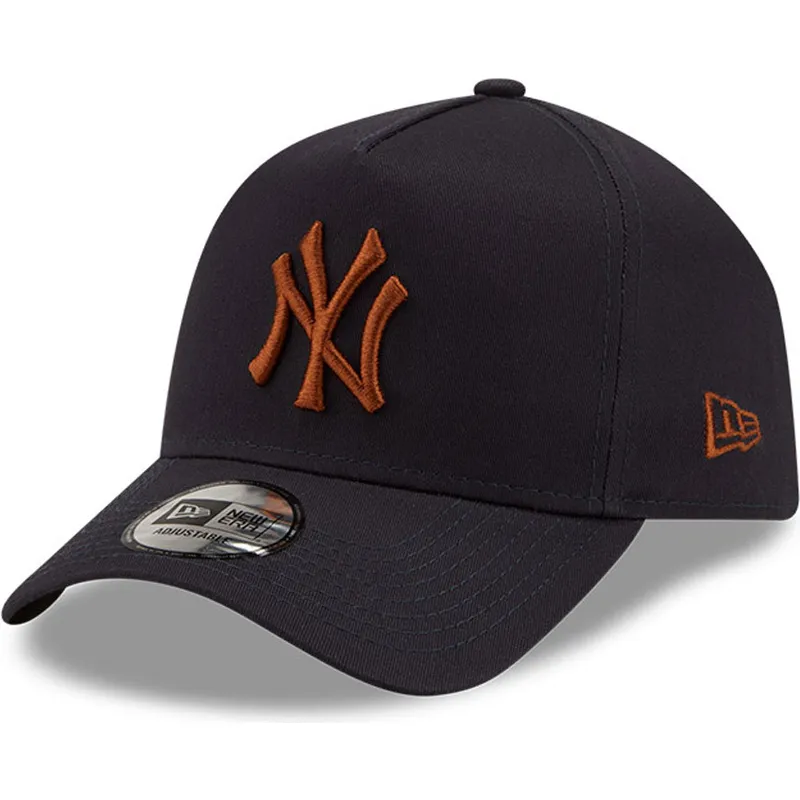 curva-snapback-marron-9forty-e-frame-new-york-yankees-mlb-new-era