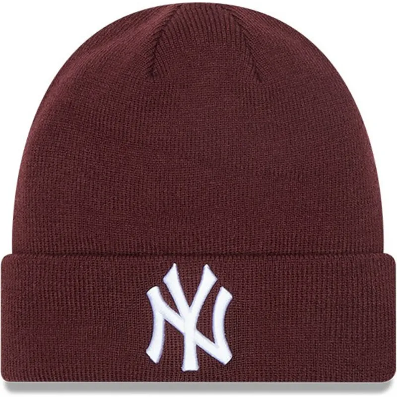 granate-cuff-beanie-league-essential-new-york-yankees-mlb-new-era granate-cuff-beanie-league-essential-new-york-yankees-mlb-new-era