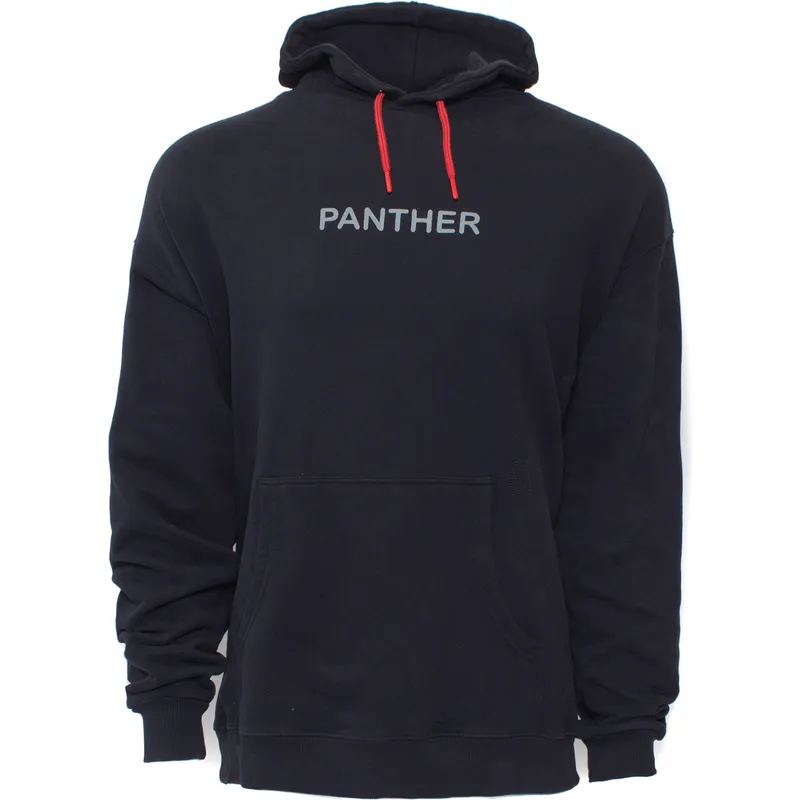 sudadera-con-capucha-negra-pantera-panther-solitary-the-farm-the-farm-goorin-bros