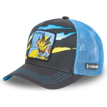Καπέλο φορτηγατζή Capslab Wolverine WOL1 Marvel Comics Μαύρο και Μπλε