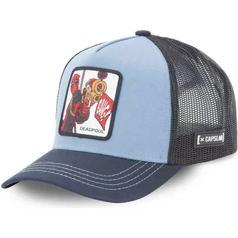 Καπέλο Φορτηγατζή Capslab Deadpool DEA2 της Marvel Comics σε μπλε χρώμα