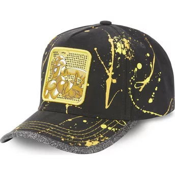 Καπέλο Capslab με καμπυλωτό γείσο Golden Frieza TAG GLD Dragon Ball Μαύρο και Κίτρινο Ρυθμιζόμενο