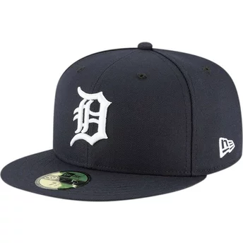 Νέα Εποχή Επίπεδο Περίγραμμα 59FIFTY ΑC Perf Detroit Tigers MLB Σκούρο Μπλε Προσαρμοσμένο Καπέλο