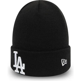 Μαύρος σκούφος Essential Cuff των Los Angeles Dodgers MLB της New Era