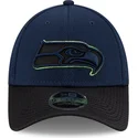 snapback-9forty-stretch-snap-sideline-road-seattle-seahawks-nfl-new-era