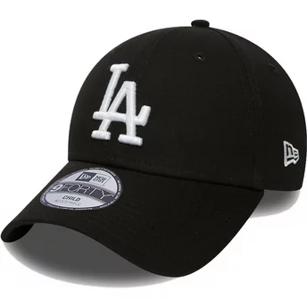 Νέα Εποχή Καμπύλη Περίμετρος Νεανικό 9FORTY League Essential Los Angeles Dodgers MLB Μαύρο Ρυθμιζόμενο Καπέλο