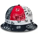 bucket-azul-marino-rojo-y-blanco-paisley-explorer-new-era