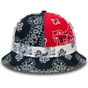 bucket-azul-marino-rojo-y-blanco-paisley-explorer-new-era