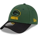 snapback-9forty-stretch-snap-sideline-road-green-bay-packers-nfl-new-era