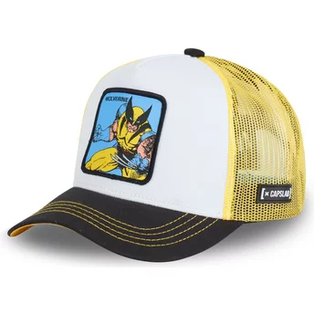 Προϊόν: Capslab Wolverine WOL2 Marvel Comics Λευκό, Κίτρινο και Μαύρο Trucker Καπέλο