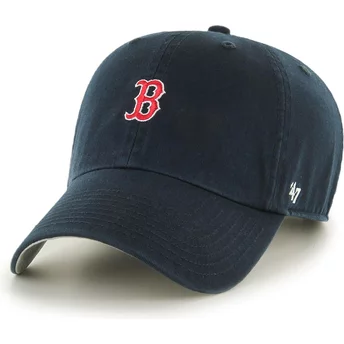 Καπέλο 47 Brand με καμπυλωτό γείσο και ρυθμιζόμενο κλείσιμο, μοντέλο Clean Up Base Runner, για τους Boston Red Sox του MLB, σε σ