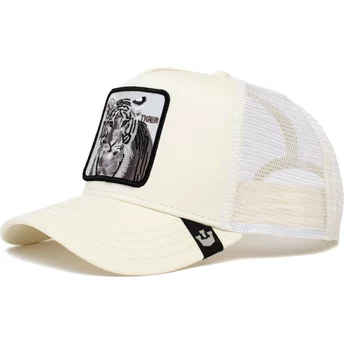 Καπέλο φορτηγατζή Goorin Bros. Ασημένιος Τίγρης Λευκός