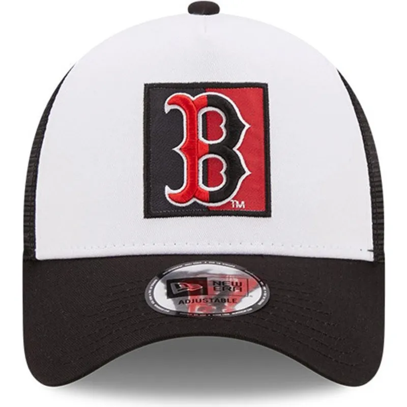 curva-snapback-a-frame-team-patch-boston-red-sox-mlb-new-era
