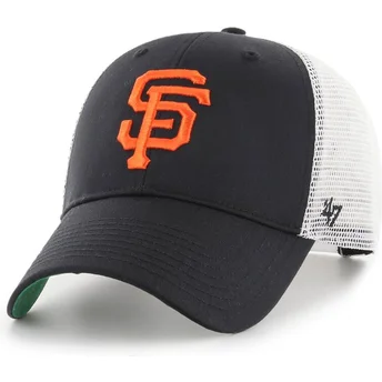 Καπέλο φορτηγατζή 47 Brand MVP Branson San Francisco Giants MLB Μαύρο και Λευκό