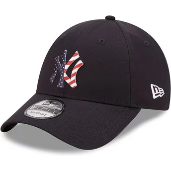 Νέα Εποχή Καμπυλωτή Μπριμ 9FORTY Infill Νέα Υόρκη Yankees MLB Ναυτικό Μπλε Ρυθμιζόμενο Καπέλο