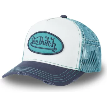 Καπέλο οδηγού φορτηγού Von Dutch SUM BLU λευκό και μπλε
