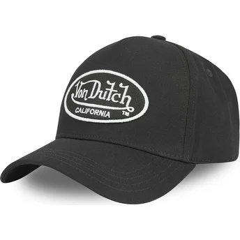 Καπέλο Von Dutch με καμπύλη Μπριμ LOFB 6 Μαύρο Ρυθμιζόμενο