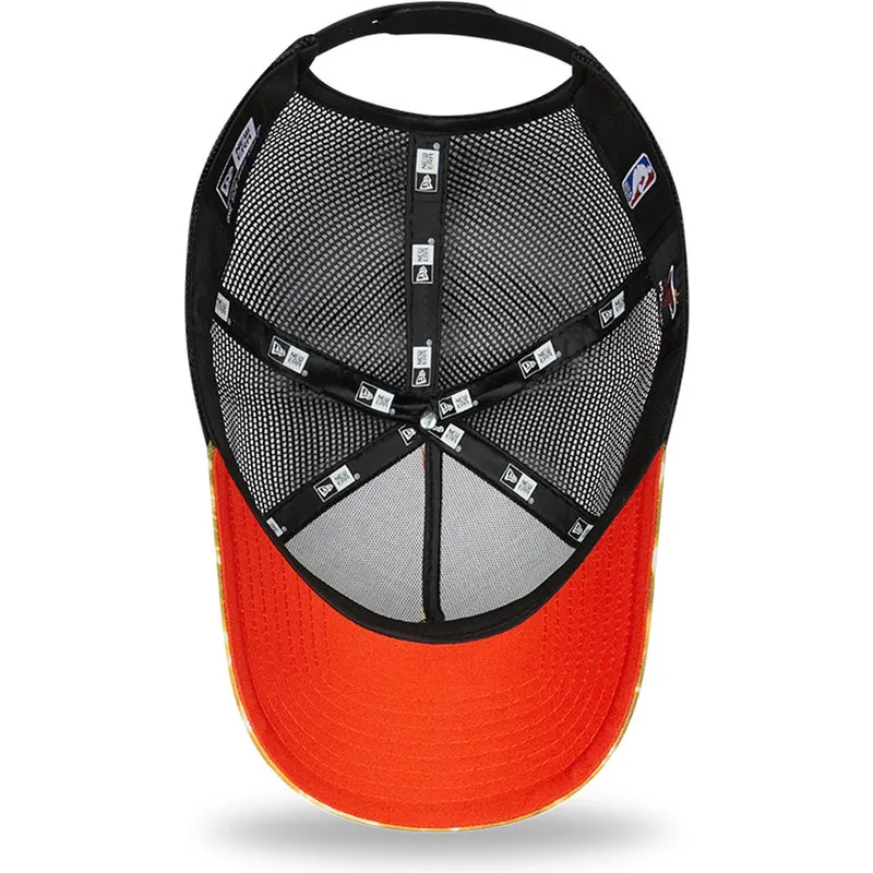 curva-snapback-a-frame-summer-city-miami-heat-nba-new-era
