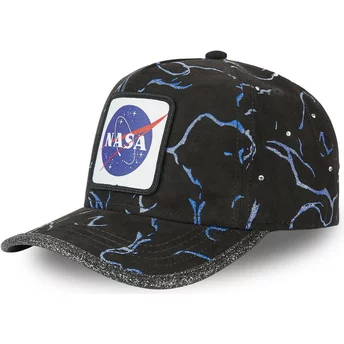 Καπέλο Capslab με Καμπύλη Ακμή GLI NASA Μαύρο Ρυθμιζόμενο