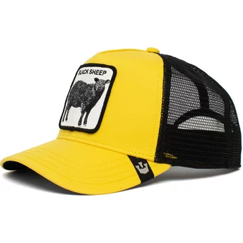 Goorin Bros. Το Μαύρο Πρόβατο Το Φάρμα Κίτρινο και Μαύρο Καπέλο Οδηγού Φορτηγού