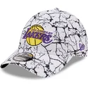9forty-marble-los-angeles-lakers-nba-new-era