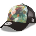 trucker-9forty-e-frame-flowers-le-louvre-new-era