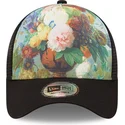 trucker-9forty-e-frame-flowers-le-louvre-new-era
