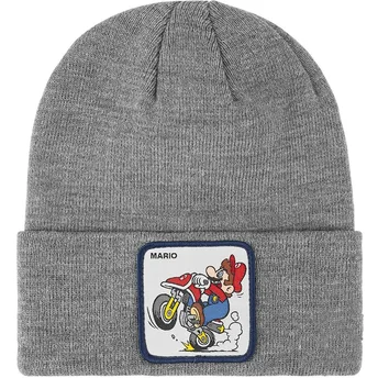 Σκούφοι γκρι Motorcycle BON SUP2 Bros. Mario Super Mario Bros. από Capslab