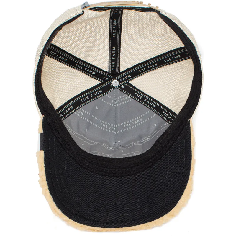 curva-snapback-de-borreguillo-oso-peluche-teddy-first-best-friend-the-farm-the-farm-goorin-bros