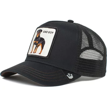 Καπέλο φορτηγατζή Goorin Bros. Rottweiler Dog Bad Boy The Baddest Boy The Farm σε μαύρο χρώμα
