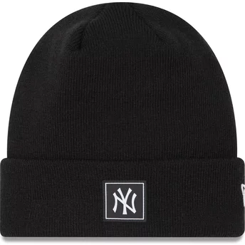 Νέο Καπέλο Ομάδας New Era με Μανσέτα New York Yankees MLB Μαύρο Beanie